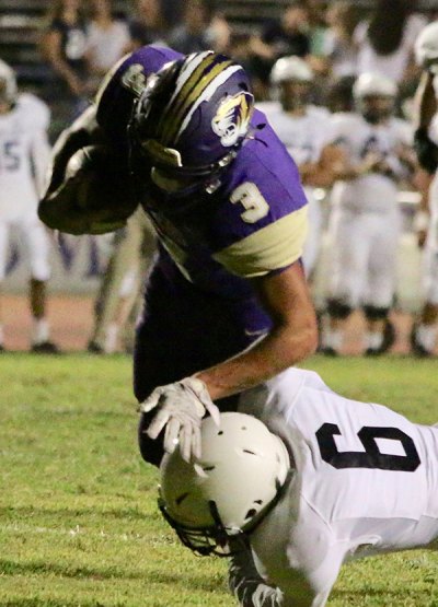 Lemoore's Brandon Hargrove rushed for 91 yards and scored the only Tiger touchdown in the third quarter.